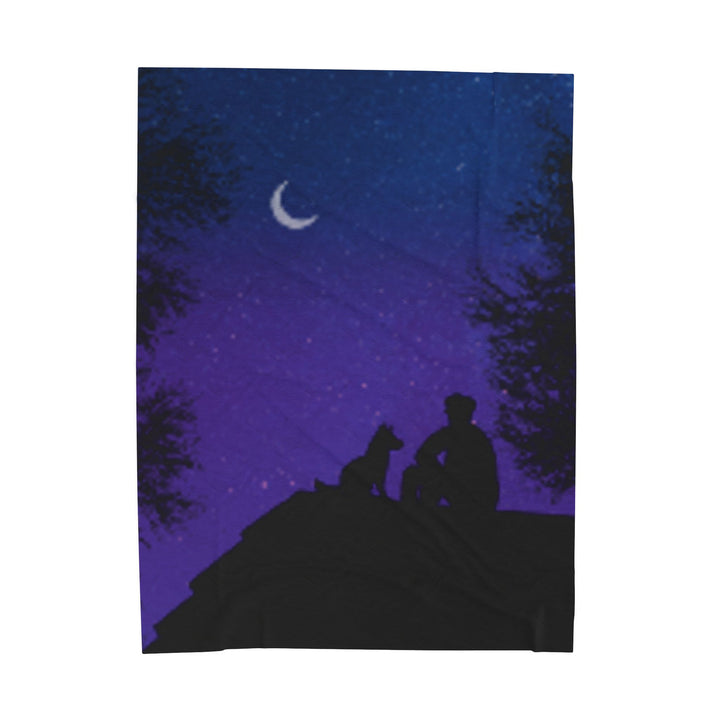 Starry Night Blanket - Velveteen Plush