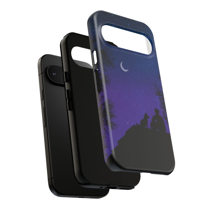 Starry Night Phone Case for Dog Lovers