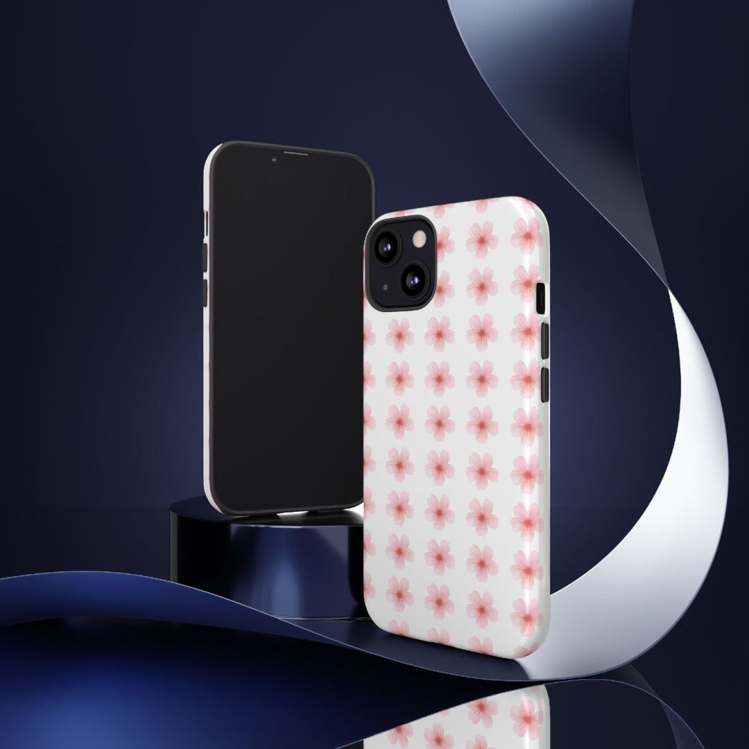 Cherry Blossom Tough Phone Case - Floral Design for Spring & Summer