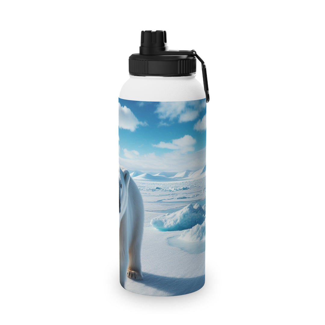 Polar Bear Stainless Steel Water Bottle | Eco-Friendly Sports Lid for Outdoor Adventures