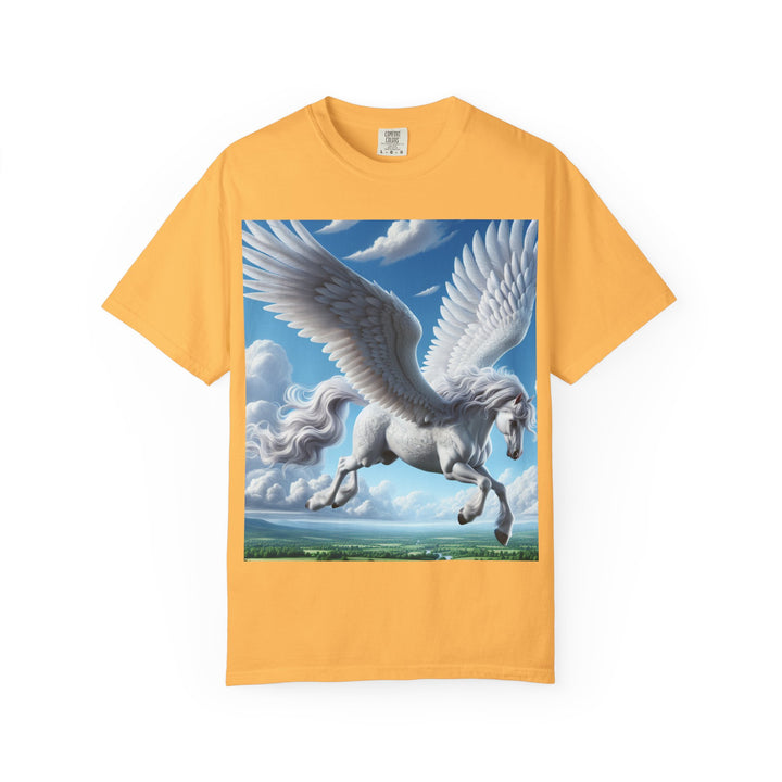 Mythical Pegasus Unisex Garment-Dyed T-shirt | Dreamy Fantasy Art Tee