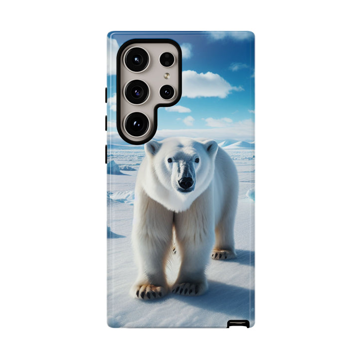 Polar Bear Tough Phone Case - Durable Protector with Arctic Design