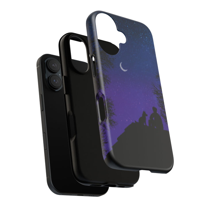 Starry Night Phone Case for Dog Lovers