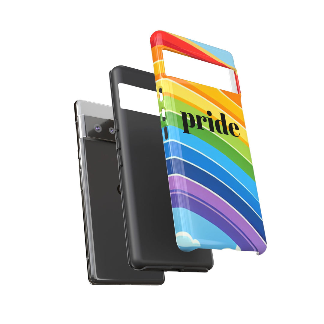 Pride Phone Case - Rainbow Gradient, LGBTQ+ Accessory, Colorful Phone Cover, Unique Gift for Pride Month, Phone Protection