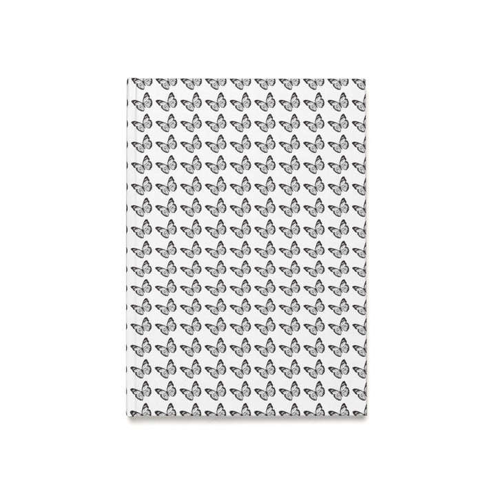 Butterfly Pattern A5 Hardcover Journal - Elegant and Inspirational Notebook for Writing and Sketching