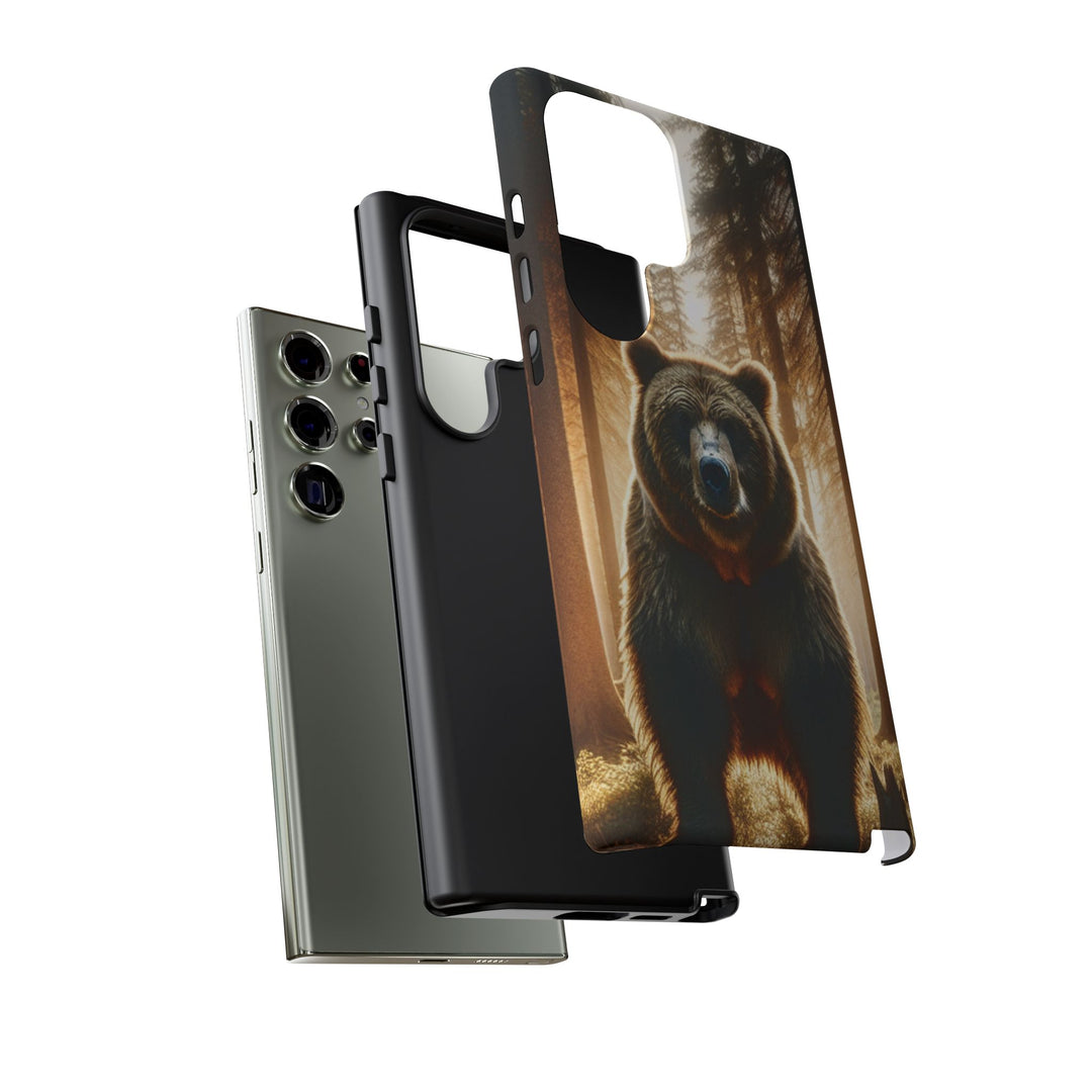 Wildlife Phone Case - Tough Cases with Bear Design, Nature Lover Gift, Animal-Themed Accessories, Eco-Friendly Tech Protection