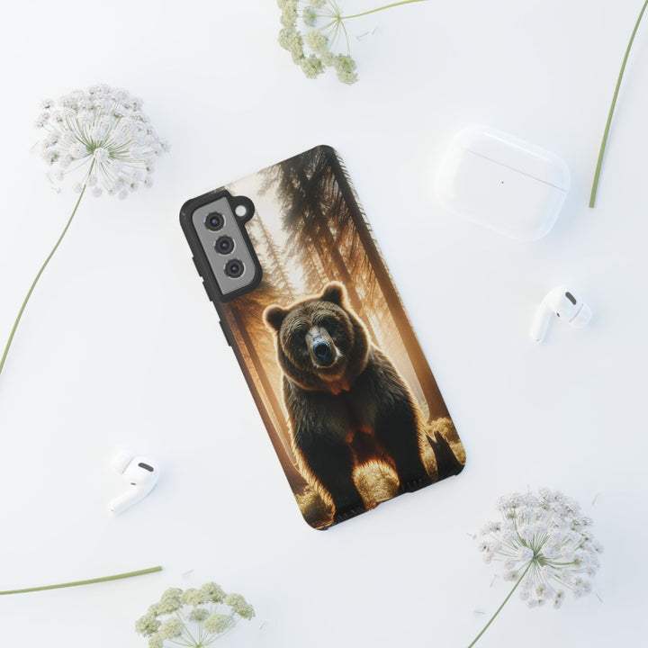 Wildlife Phone Case - Tough Cases with Bear Design, Nature Lover Gift, Animal-Themed Accessories, Eco-Friendly Tech Protection