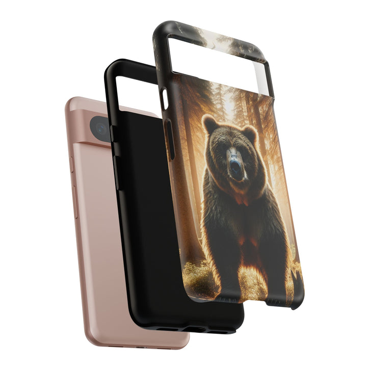 Wildlife Phone Case - Tough Cases with Bear Design, Nature Lover Gift, Animal-Themed Accessories, Eco-Friendly Tech Protection