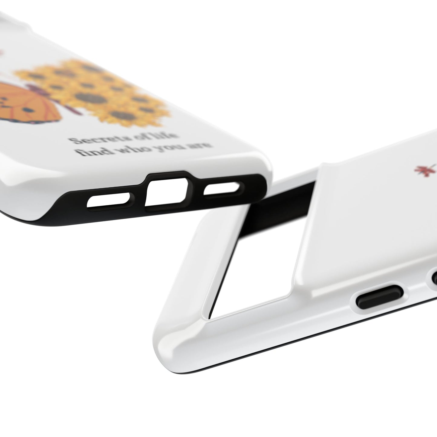 Butterfly & Sunflower Phone Case - "Secrets of Life" Design