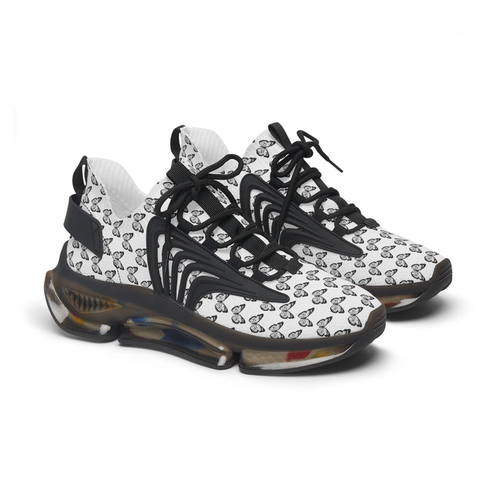Butterfly Pattern Women's Mesh Sneakers - Lightweight and Stylish Athletic Shoes