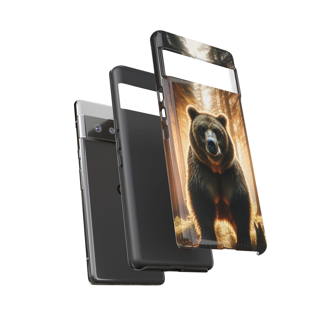 Wildlife Phone Case - Tough Cases with Bear Design, Nature Lover Gift, Animal-Themed Accessories, Eco-Friendly Tech Protection