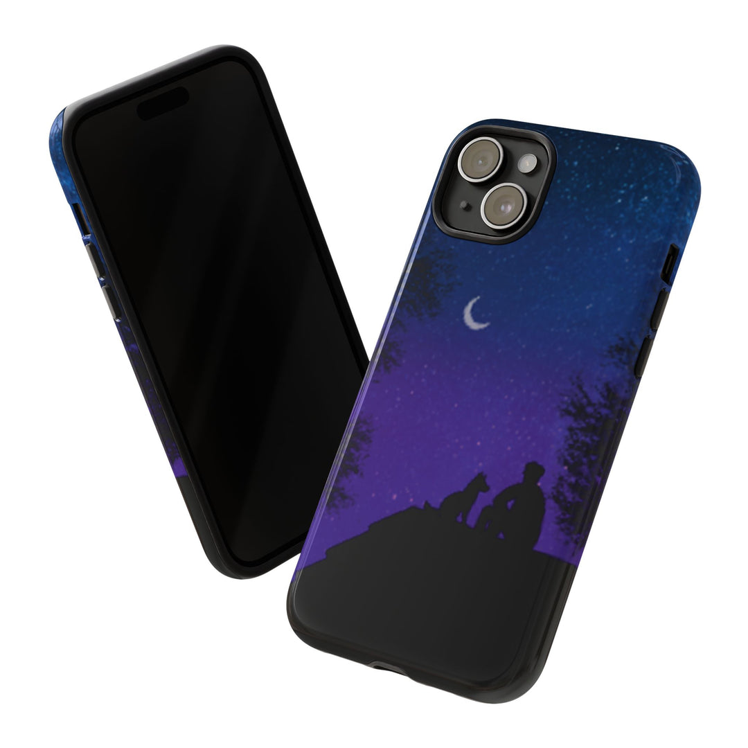 Starry Night Phone Case for Dog Lovers
