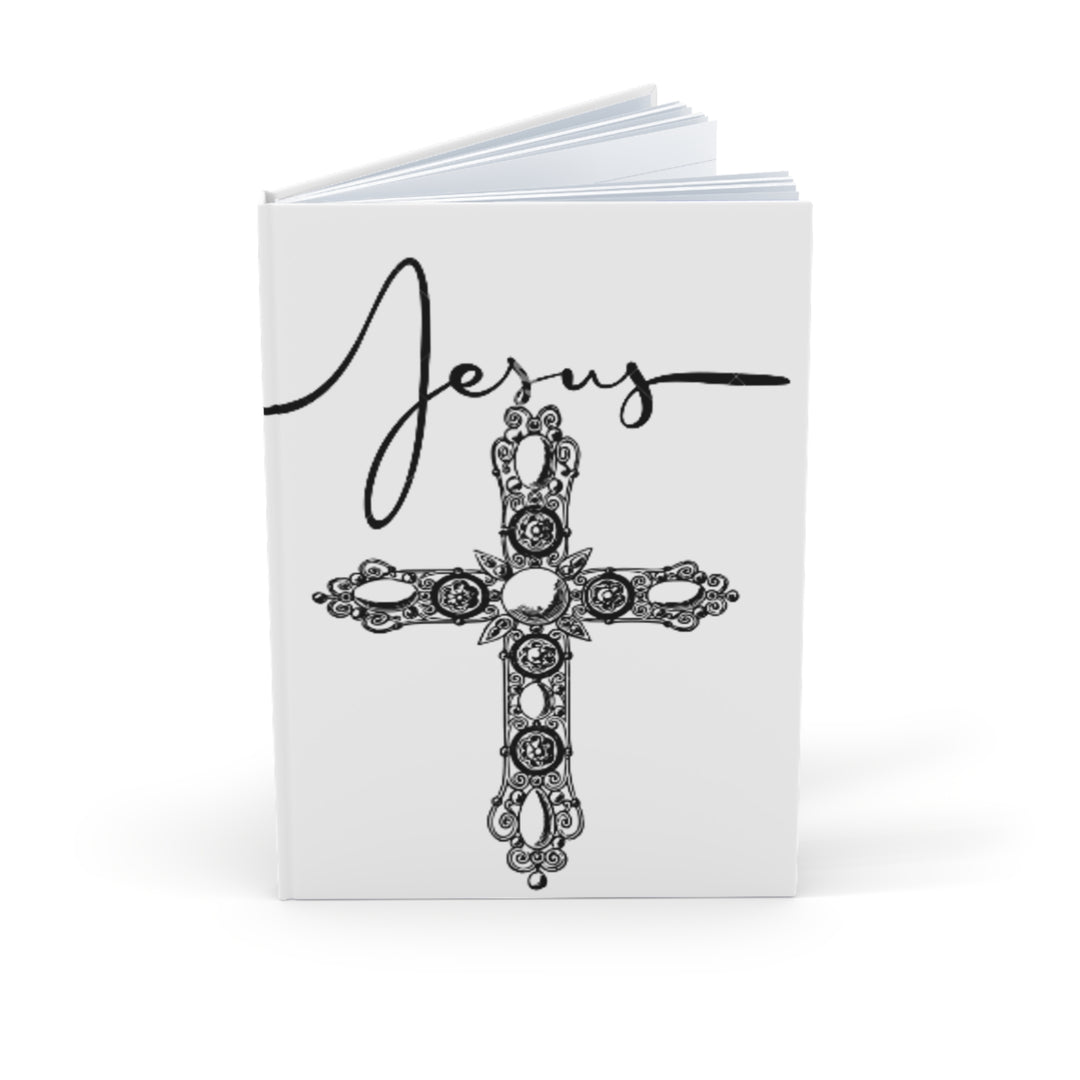 Jesus Hardcover Journal for Faithful Reflection, Christian Prayer Diary, Inspirational Notebook, Spiritual Journal, Gift for Bible Study