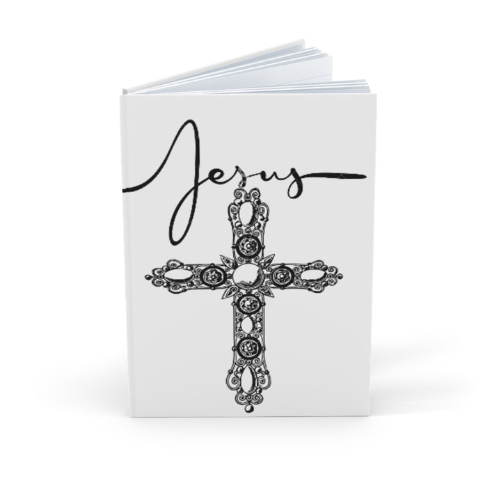 Jesus Hardcover Journal for Faithful Reflection, Christian Prayer Diary, Inspirational Notebook, Spiritual Journal, Gift for Bible Study