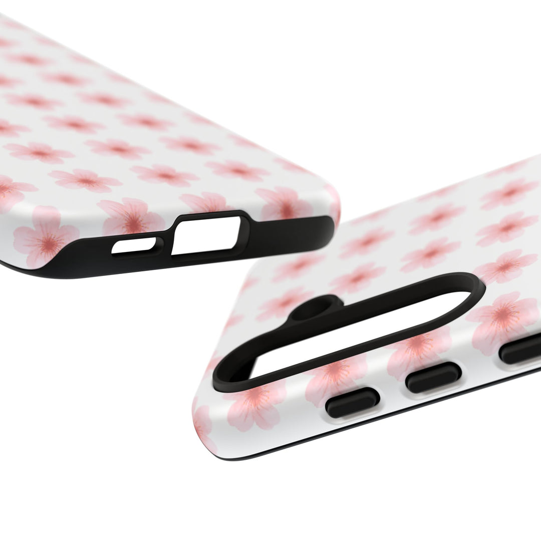 Cherry Blossom Tough Phone Case - Floral Design for Spring & Summer