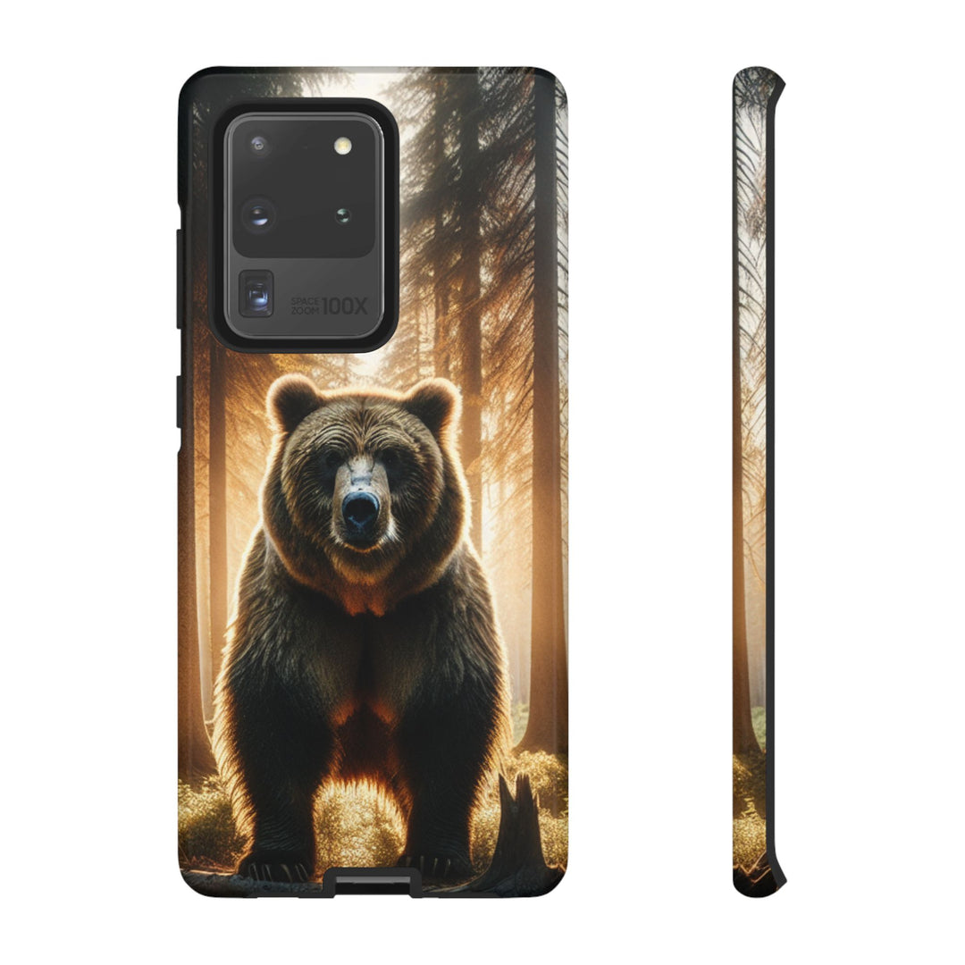 Wildlife Phone Case - Tough Cases with Bear Design, Nature Lover Gift, Animal-Themed Accessories, Eco-Friendly Tech Protection
