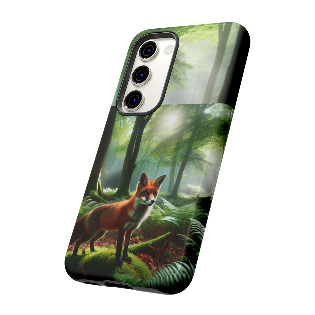 Nature-Inspired Tough Case with Fox Design