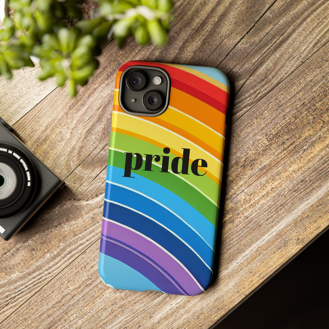 Pride Phone Case - Rainbow Gradient, LGBTQ+ Accessory, Colorful Phone Cover, Unique Gift for Pride Month, Phone Protection