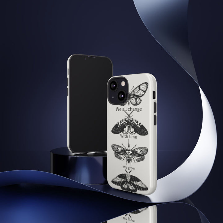 Inspirational Phone Case - We All Change With Time - Tough Cases for Nature Lovers