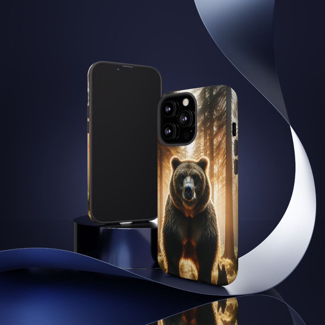 Wildlife Phone Case - Tough Cases with Bear Design, Nature Lover Gift, Animal-Themed Accessories, Eco-Friendly Tech Protection