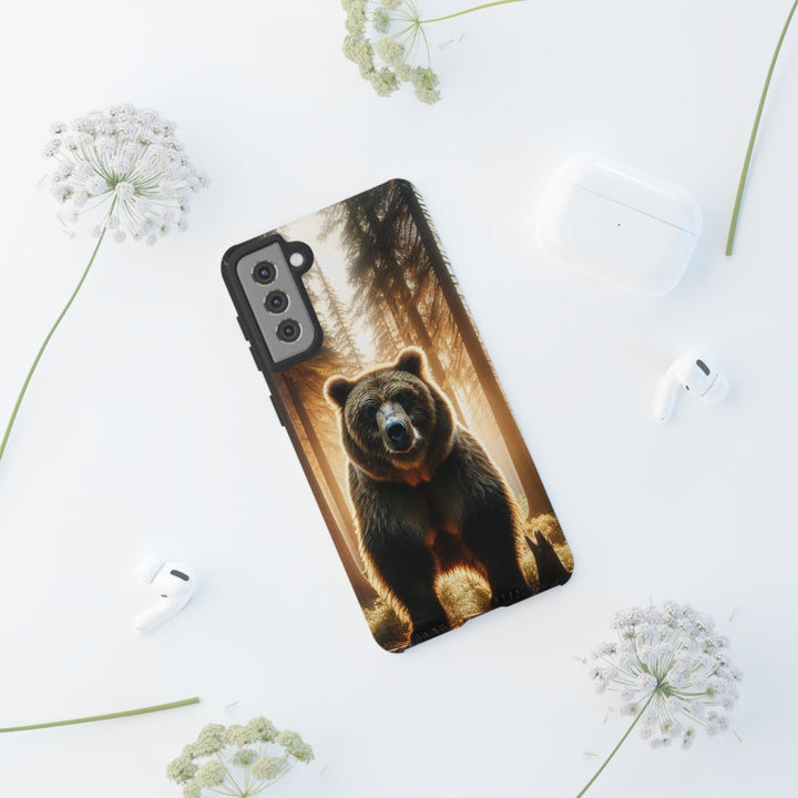 Wildlife Phone Case - Tough Cases with Bear Design, Nature Lover Gift, Animal-Themed Accessories, Eco-Friendly Tech Protection