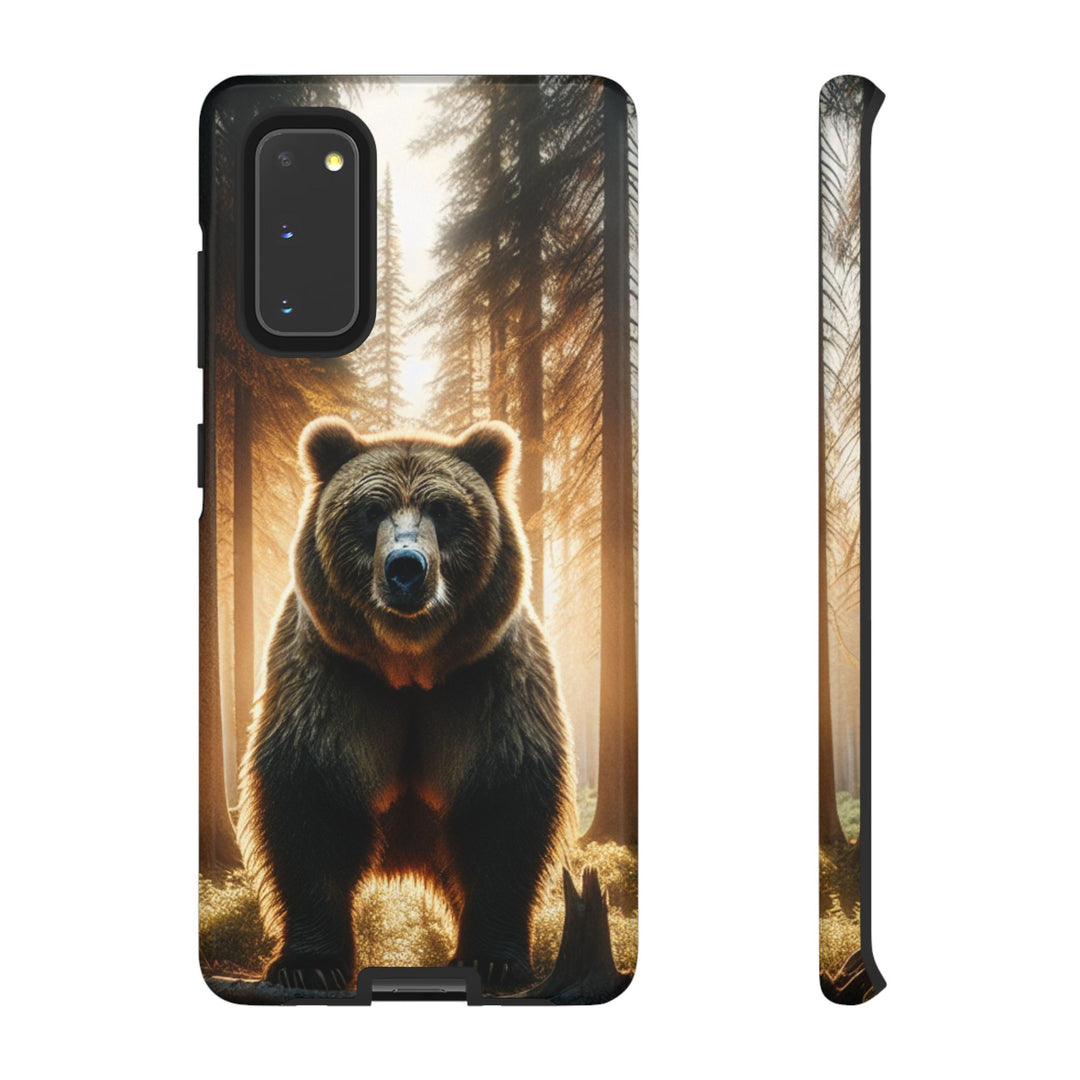 Wildlife Phone Case - Tough Cases with Bear Design, Nature Lover Gift, Animal-Themed Accessories, Eco-Friendly Tech Protection