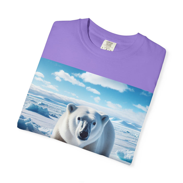 Polar Bear Graphic Unisex Garment-Dyed T-Shirt