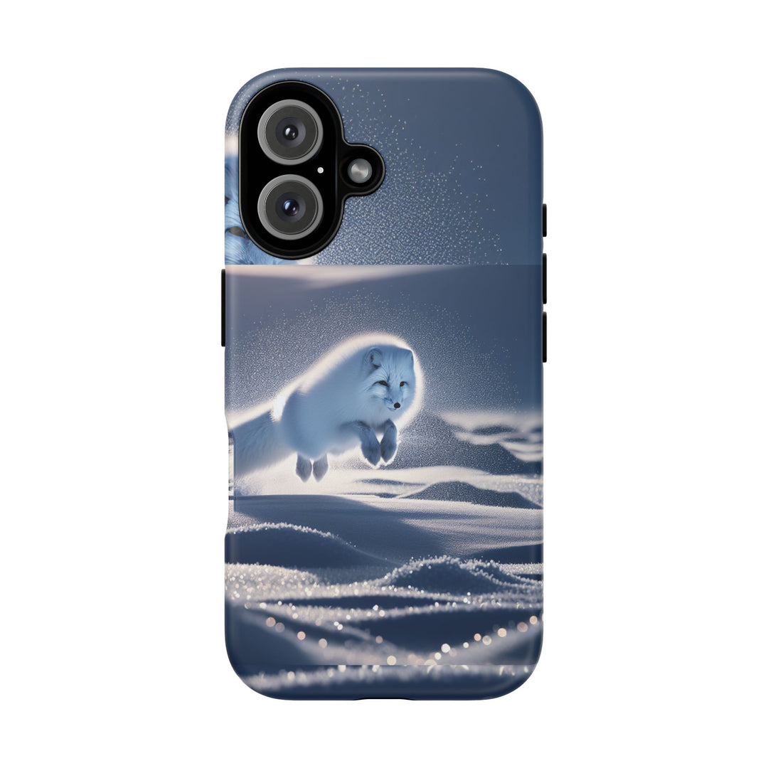 Cute Arctic Fox Phone Case – Tough Protective Cover for Animal Lovers
