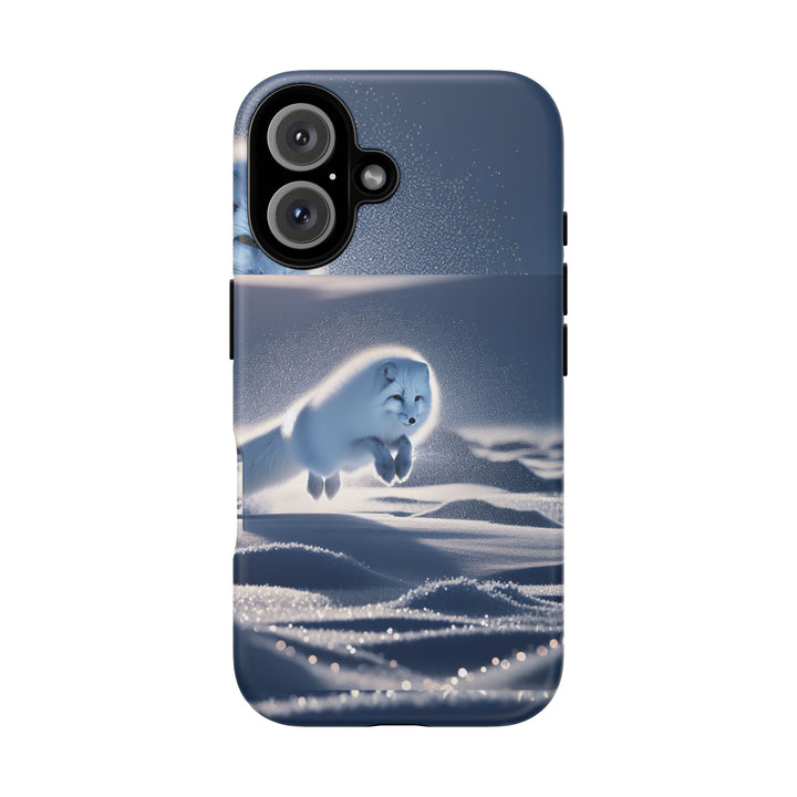 Cute Arctic Fox Phone Case – Tough Protective Cover for Animal Lovers