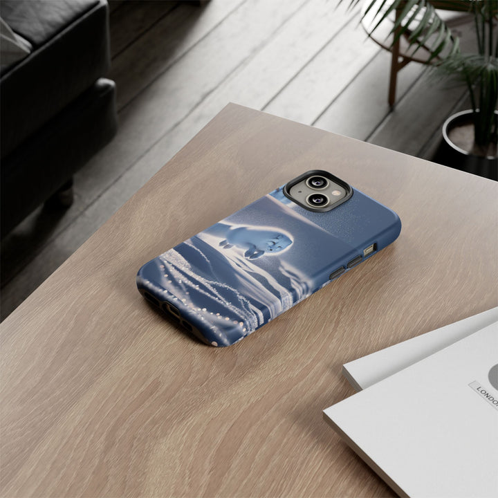 Cute Arctic Fox Phone Case – Tough Protective Cover for Animal Lovers