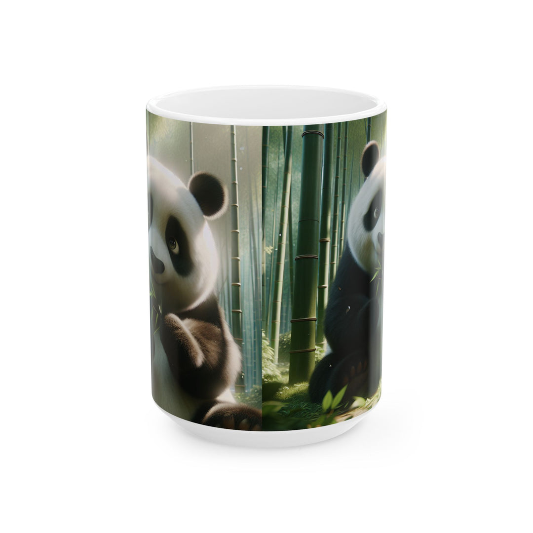 Panda Paradise Ceramic Mug | Cute Animal Coffee Cup | 11oz & 15oz