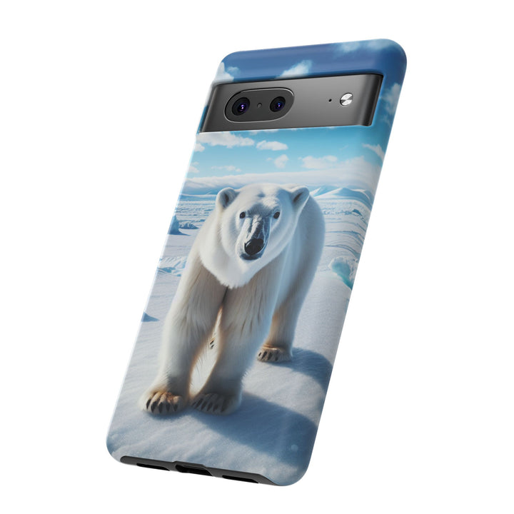 Polar Bear Tough Phone Case - Durable Protector with Arctic Design