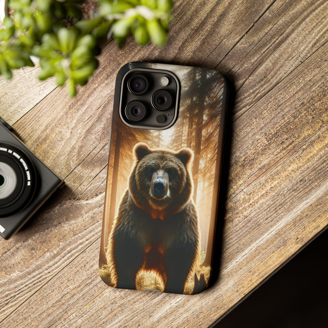 Wildlife Phone Case - Tough Cases with Bear Design, Nature Lover Gift, Animal-Themed Accessories, Eco-Friendly Tech Protection