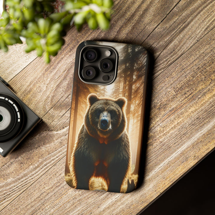 Wildlife Phone Case - Tough Cases with Bear Design, Nature Lover Gift, Animal-Themed Accessories, Eco-Friendly Tech Protection