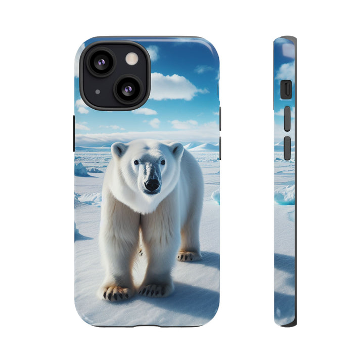 Polar Bear Tough Phone Case - Durable Protector with Arctic Design