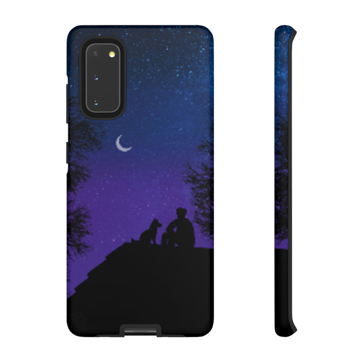 Starry Night Phone Case for Dog Lovers