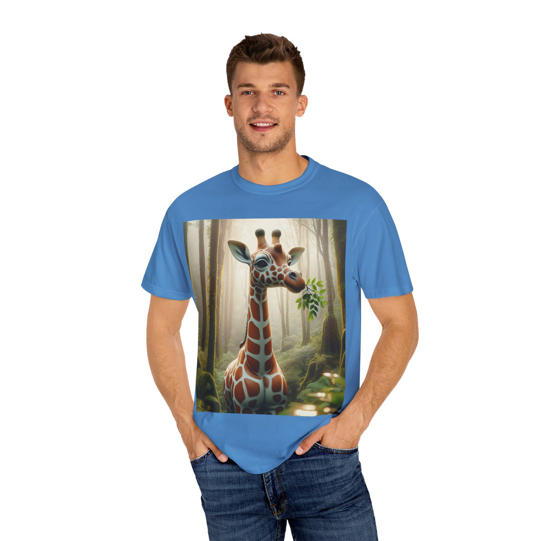 Playful Giraffe Unisex T-Shirt - Nature-Inspired Graphic Tee
