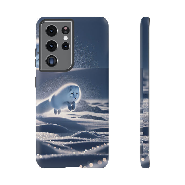Cute Arctic Fox Phone Case – Tough Protective Cover for Animal Lovers