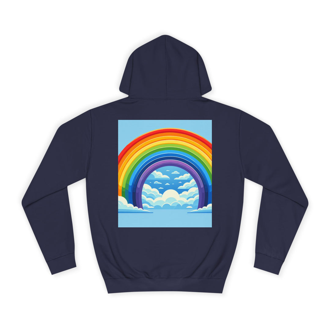 Unisex Love is Love Hoodie - Rainbow College Sweatshirt for Pride, LGBTQ+, Everyday Wear, Gift, Casual Style