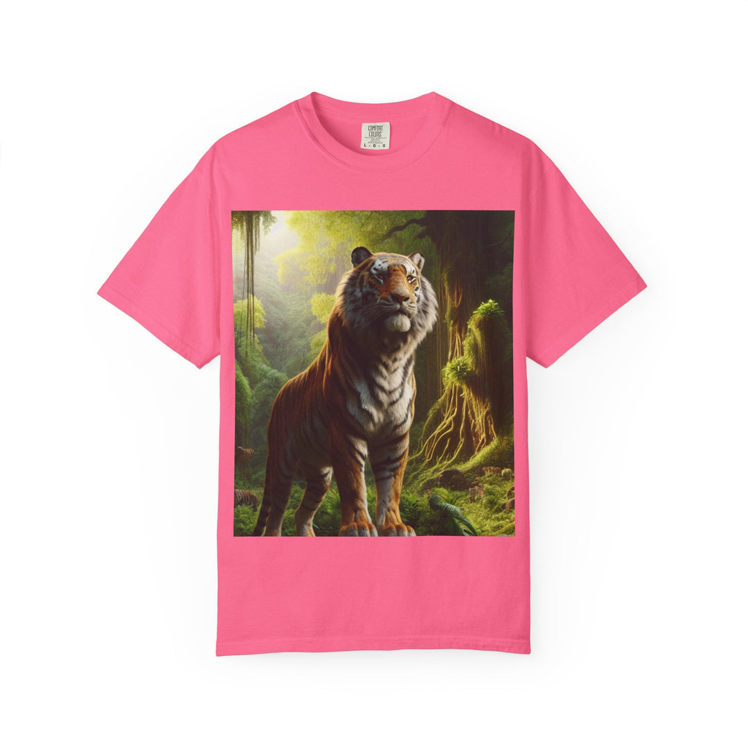 Majestic Tiger Unisex Garment-Dyed T-Shirt