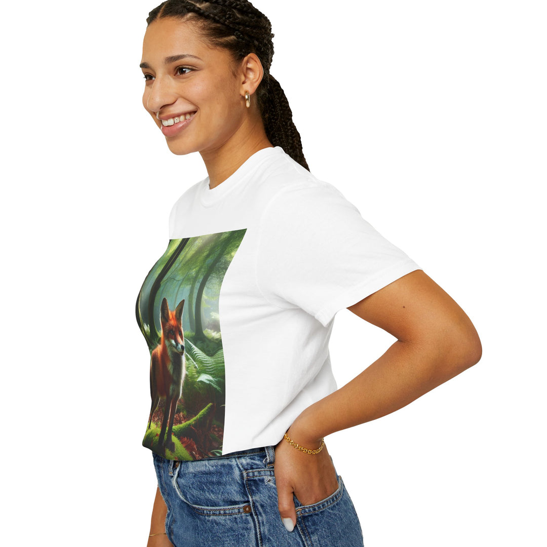 Forest Fox Unisex Garment-Dyed T-Shirt