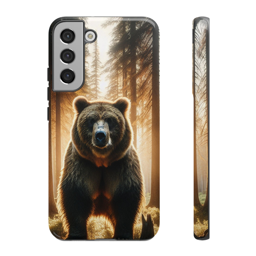 Wildlife Phone Case - Tough Cases with Bear Design, Nature Lover Gift, Animal-Themed Accessories, Eco-Friendly Tech Protection