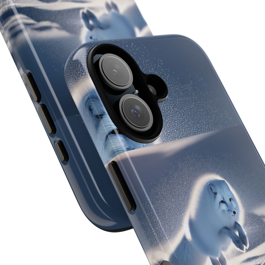 Cute Arctic Fox Phone Case – Tough Protective Cover for Animal Lovers