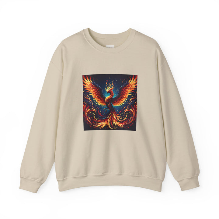 Fiery Phoenix Sweatshirt - Cozy Unisex Crewneck, Gift for Art Lovers