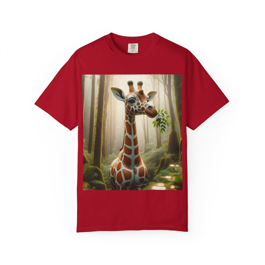 Playful Giraffe Unisex T-Shirt - Nature-Inspired Graphic Tee