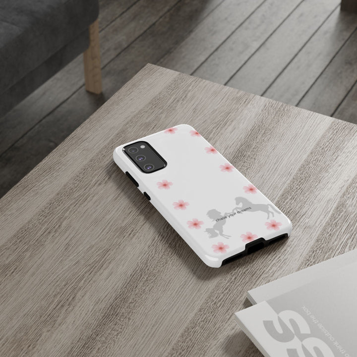 Chase Your Dreams Floral Phone Case
