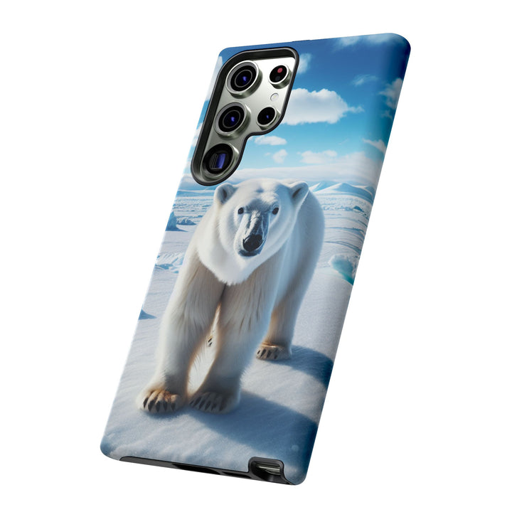 Polar Bear Tough Phone Case - Durable Protector with Arctic Design