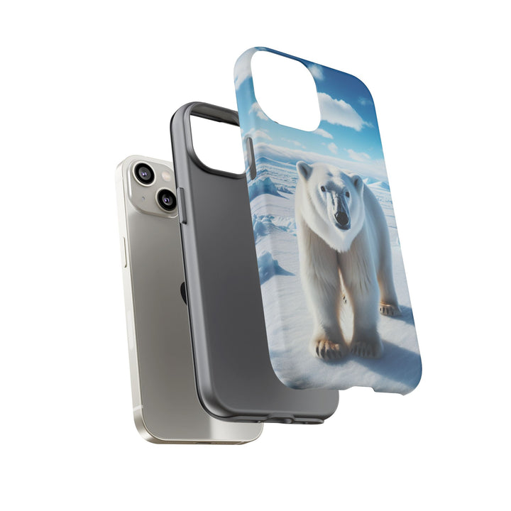 Polar Bear Tough Phone Case - Durable Protector with Arctic Design