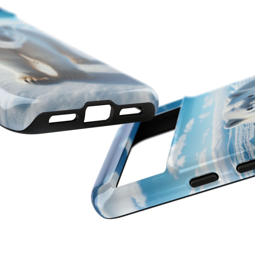 Polar Bear Tough Phone Case - Durable Protector with Arctic Design