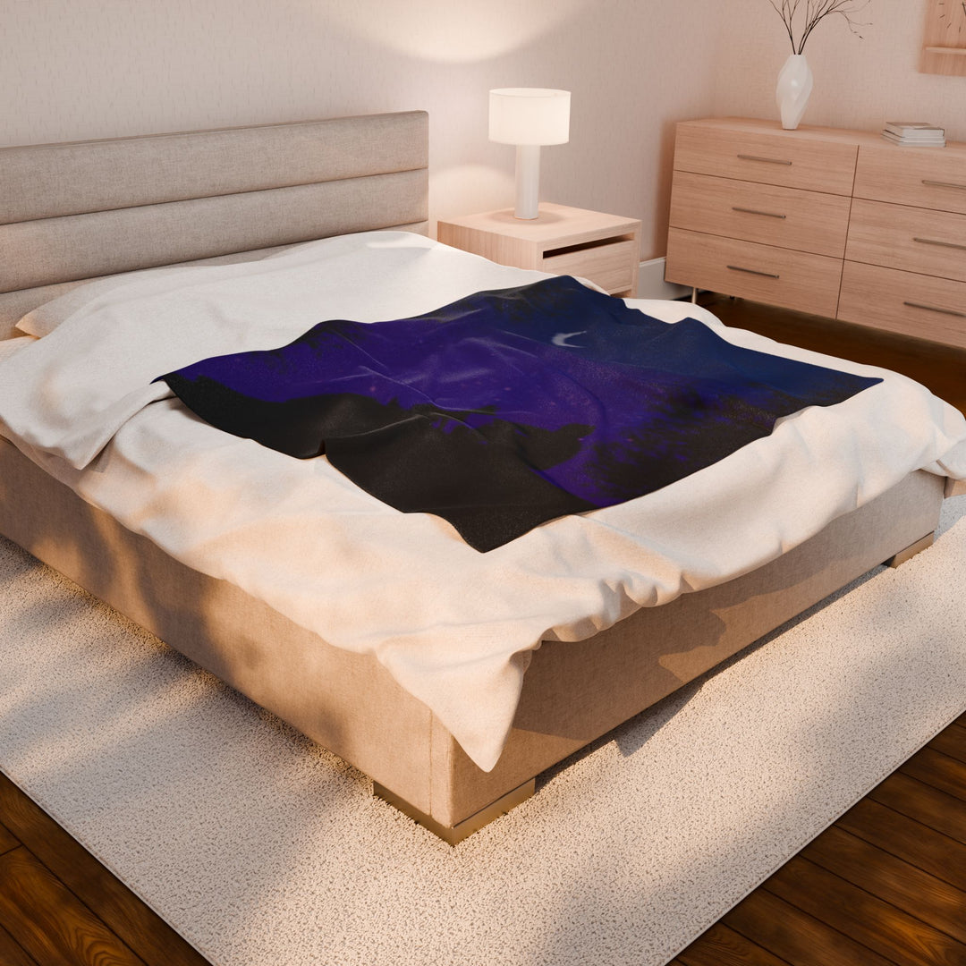 Starry Night Blanket - Velveteen Plush